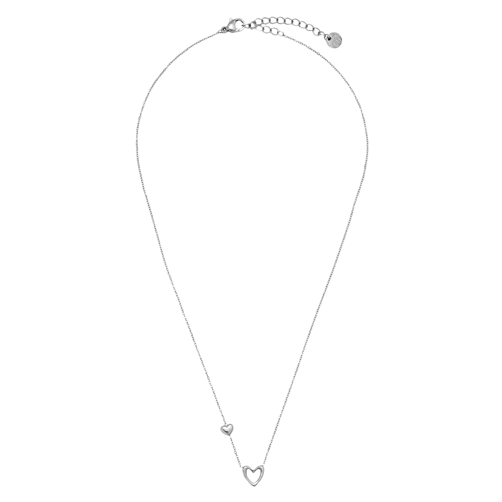 40cm Shell Heart stainless steel necklace      