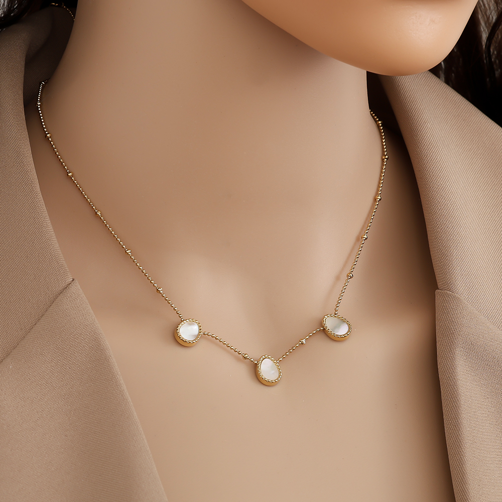 40cm Nice Shell Fun stainless steel necklace  