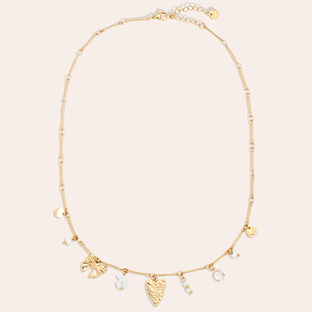 43cm Some Nice Charms stainless steel necklace      43cm Some Nice Charms stainless steel necklace