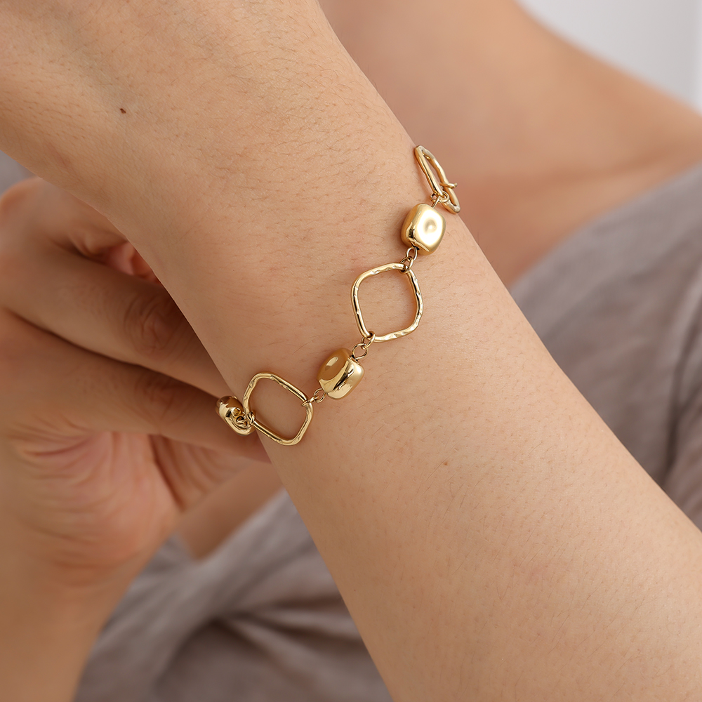 17cm Cube Chain stainless steel bracelet      