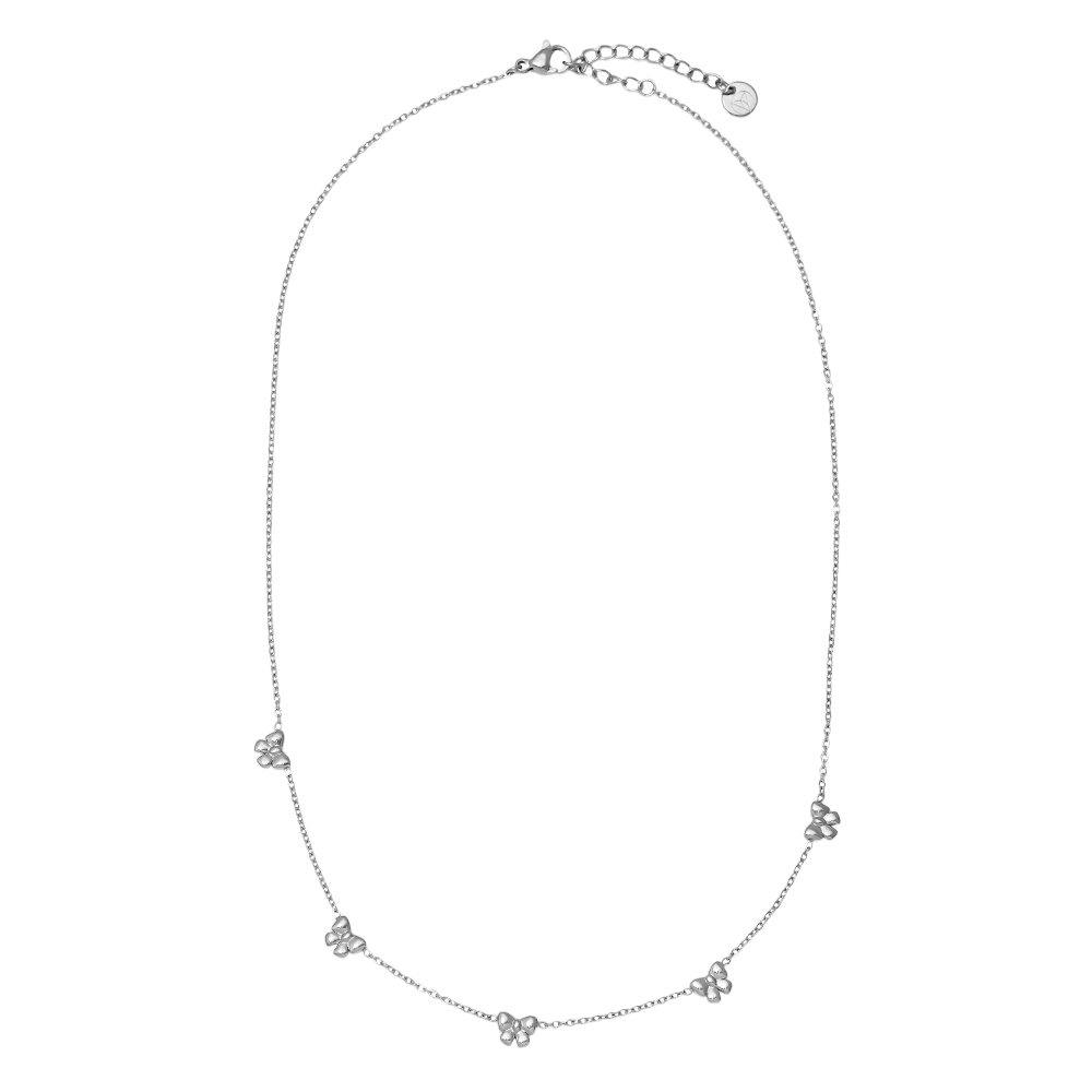 Stainless steel necklace 40cm Little Bowtie