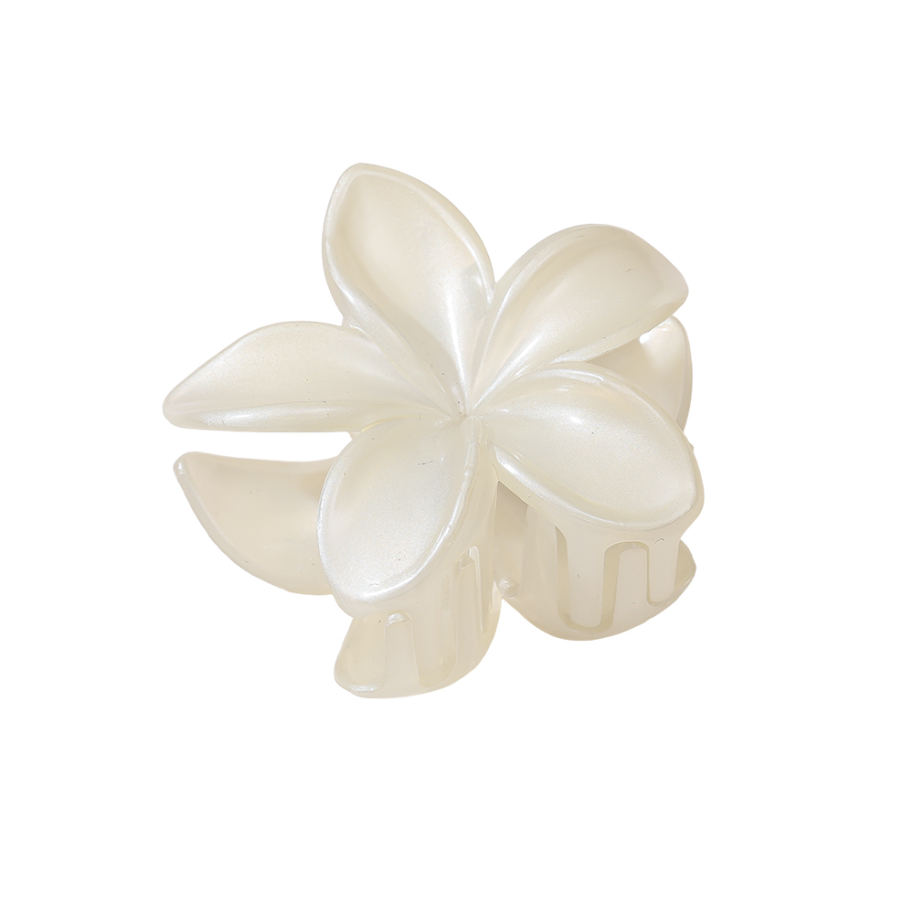 7cm*4cm White Flower hair clip  