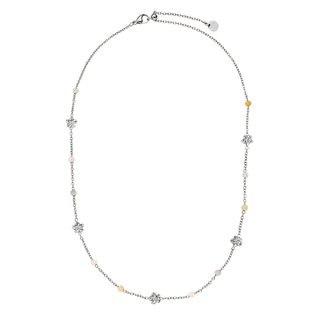 45cm Flower Ball stainless steel necklace