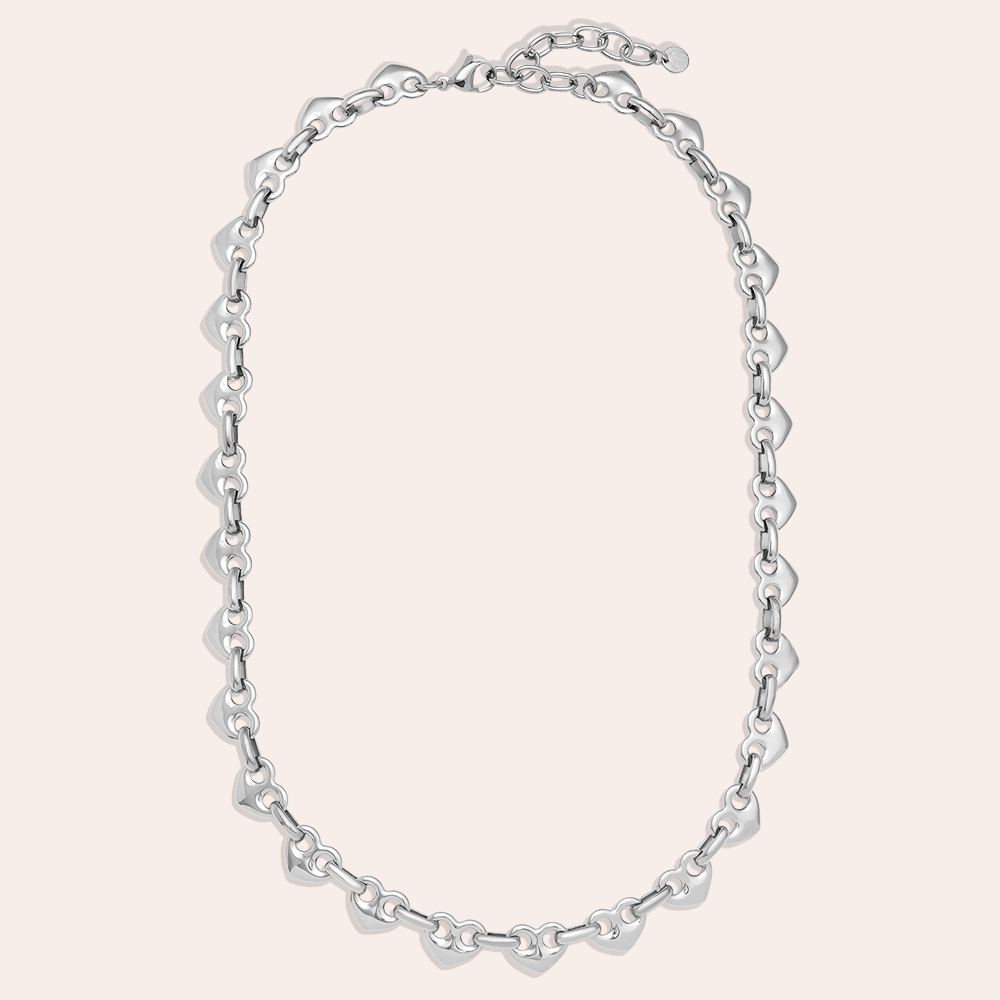 45cm Heart Nose Chain stainless steel necklace    