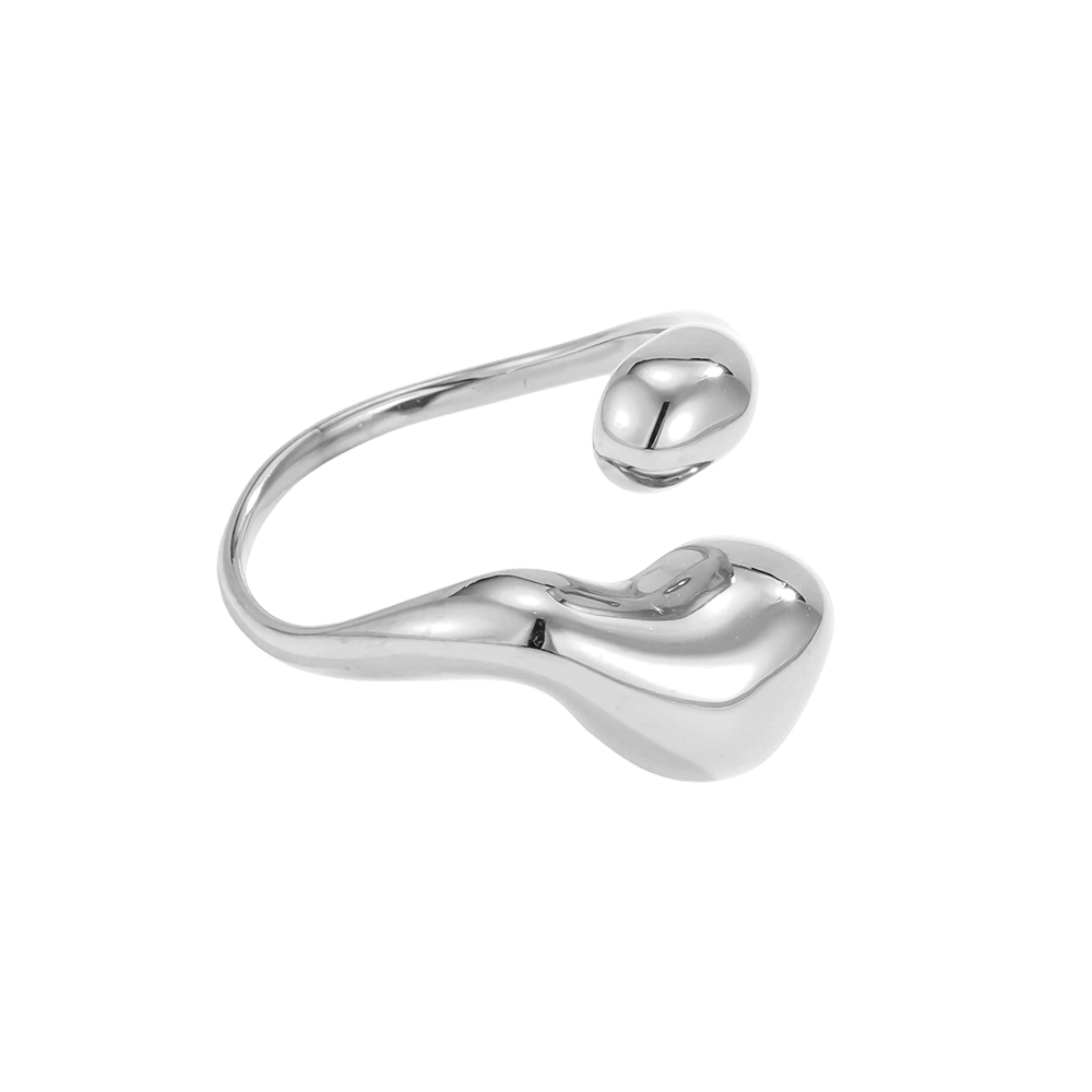 Stainless Steel Adjustable Bone-Shaped Ring