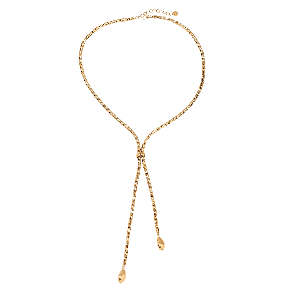 44cm Chain With Drop stainless steel necklace      