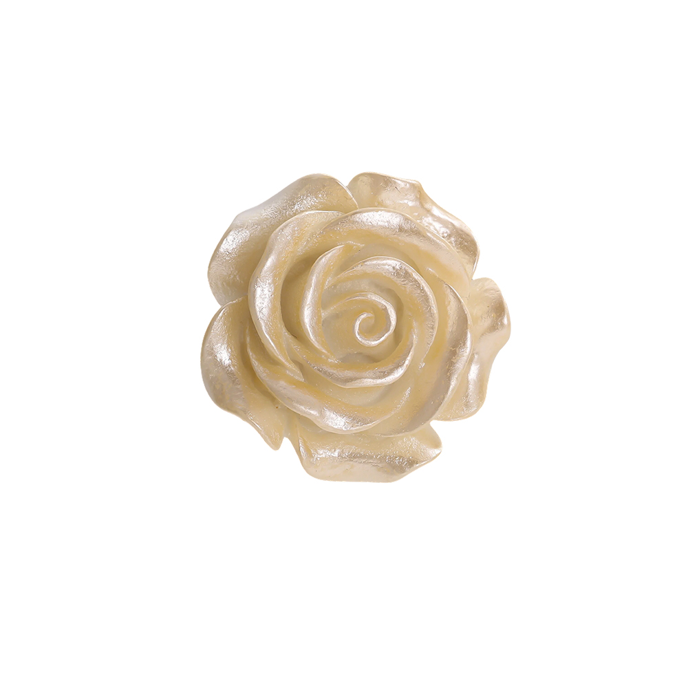 25mm rose decorative button brooch