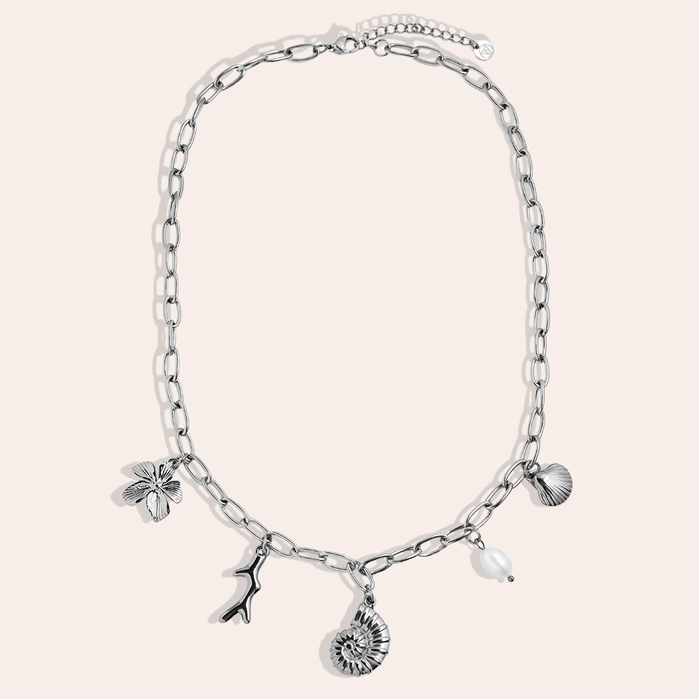 42cm Pearl Shell stainless steel necklace 42cm Pearl Shell stainless steel necklace