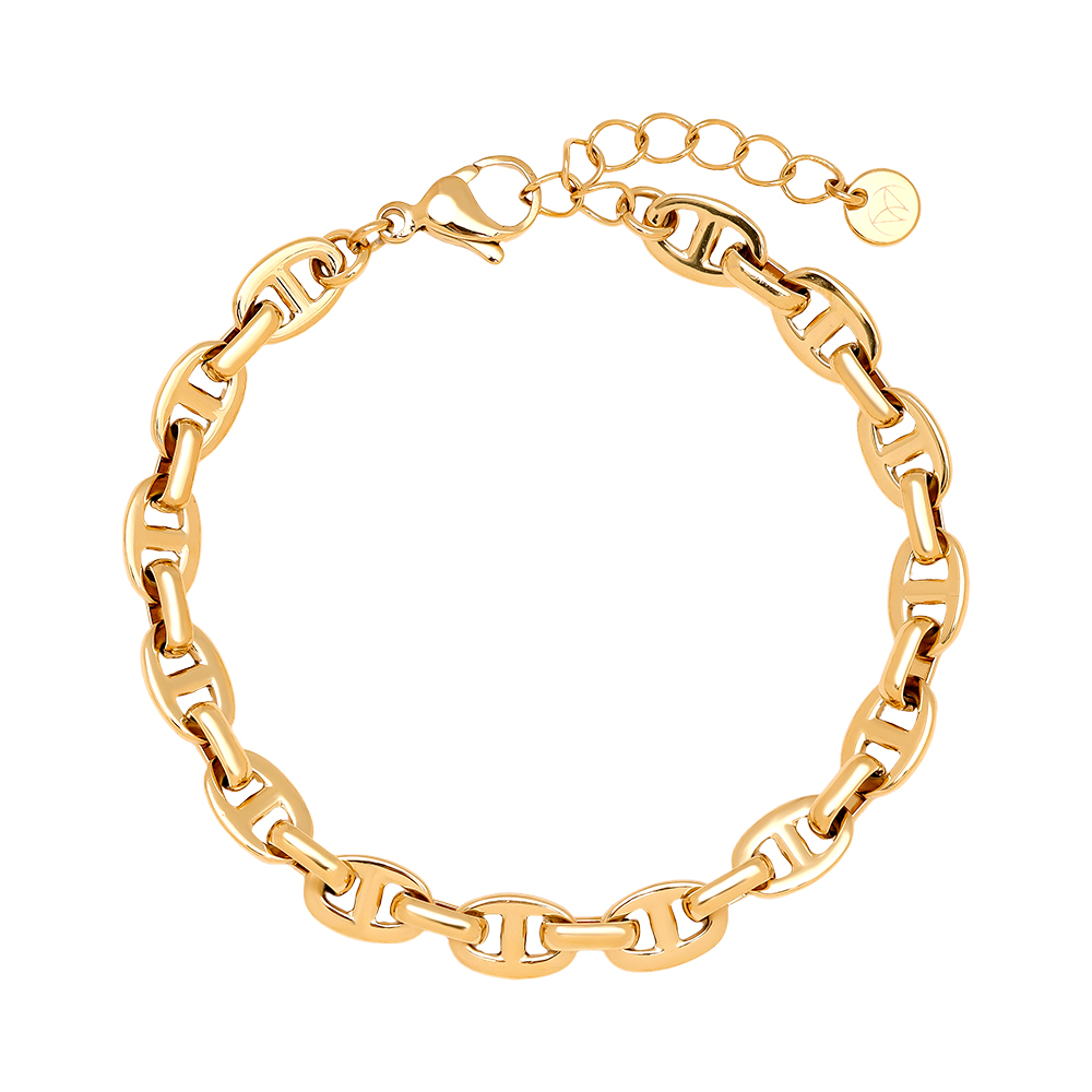 17cm Pig Nose Chain stainless steel bracelet     17cm Pig Nose Chain stainless steel bracelet