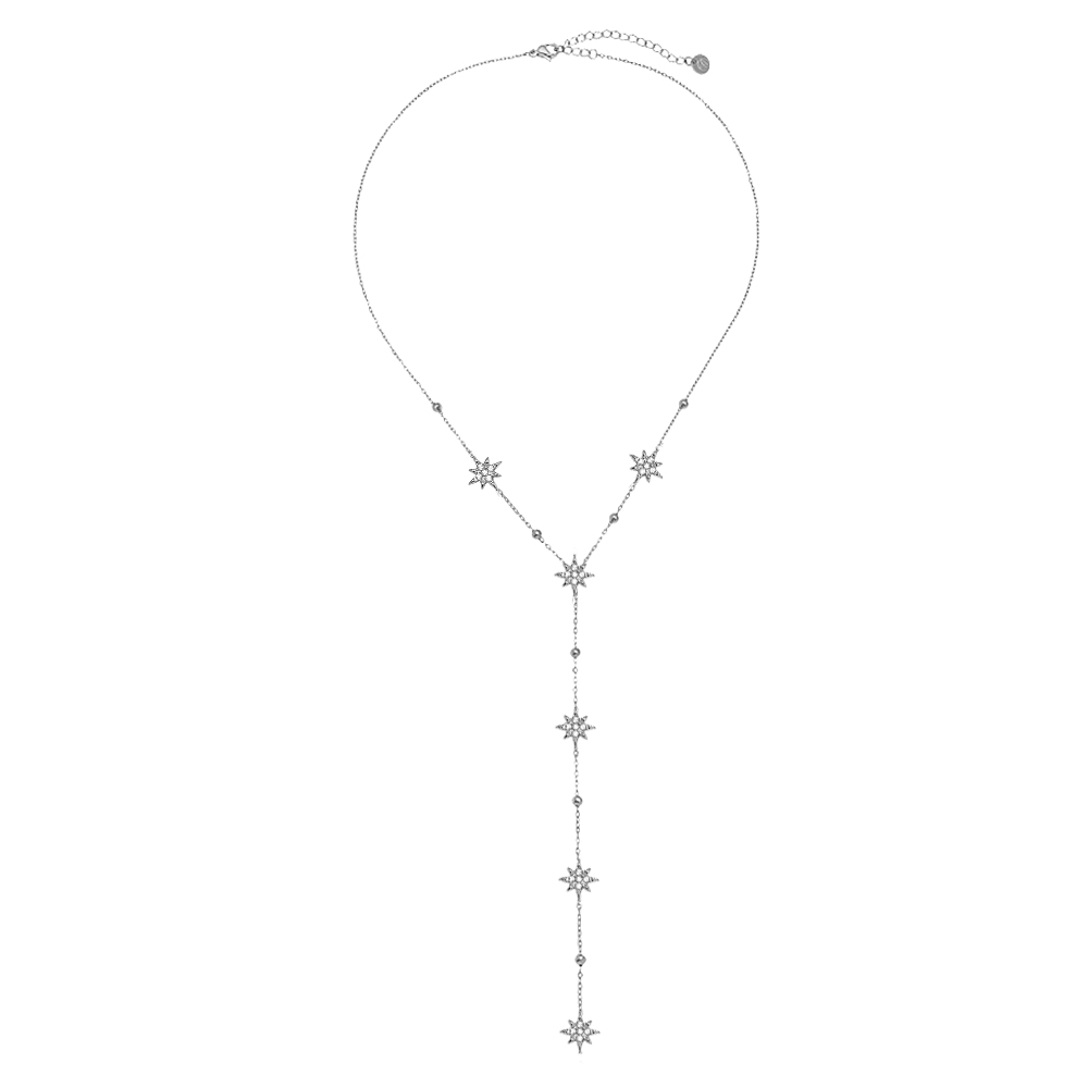 Stainless steel necklace 39cm Diamond Mini Deco