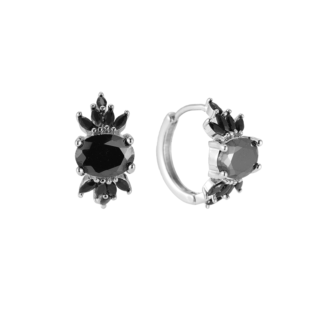 Gold-plated Big Diamond earrings