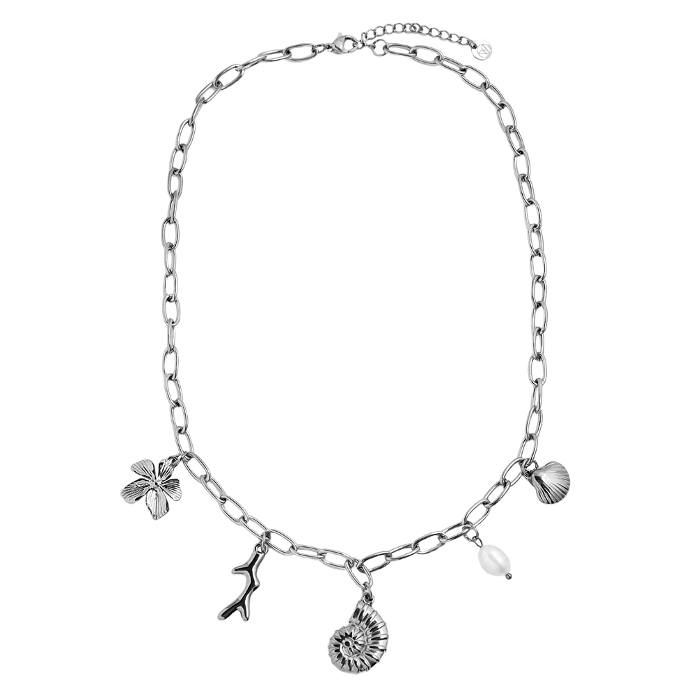42cm Pearl Shell stainless steel necklace 42cm Pearl Shell stainless steel necklace