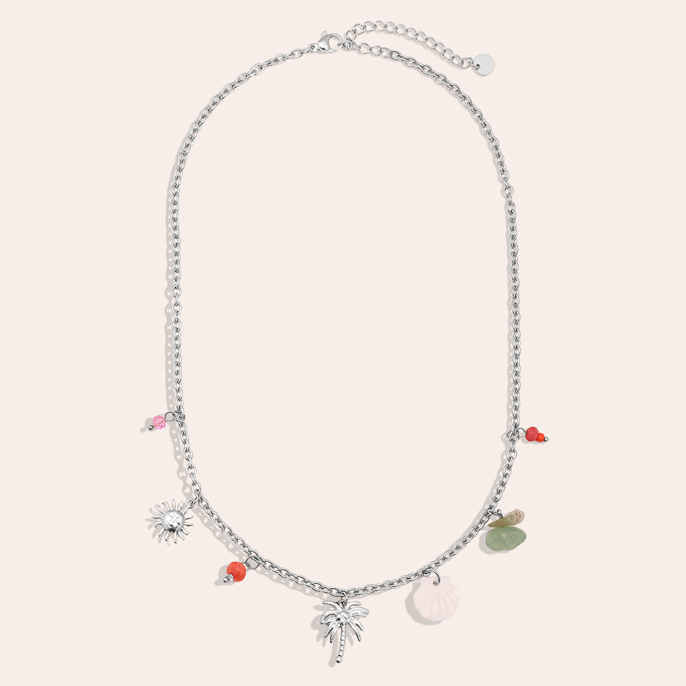 40cm summer style stainless steel necklace   