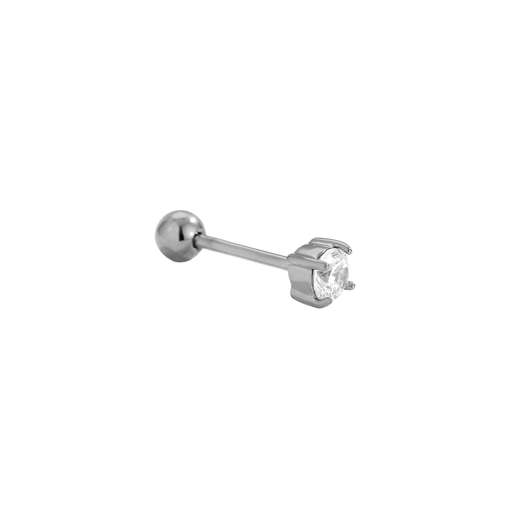 3mm Just One Diamond stainless steel piercing      