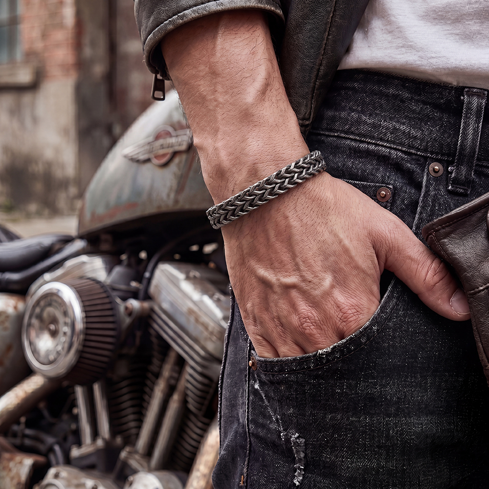 Stainless steel Cuba Chain bracelet 