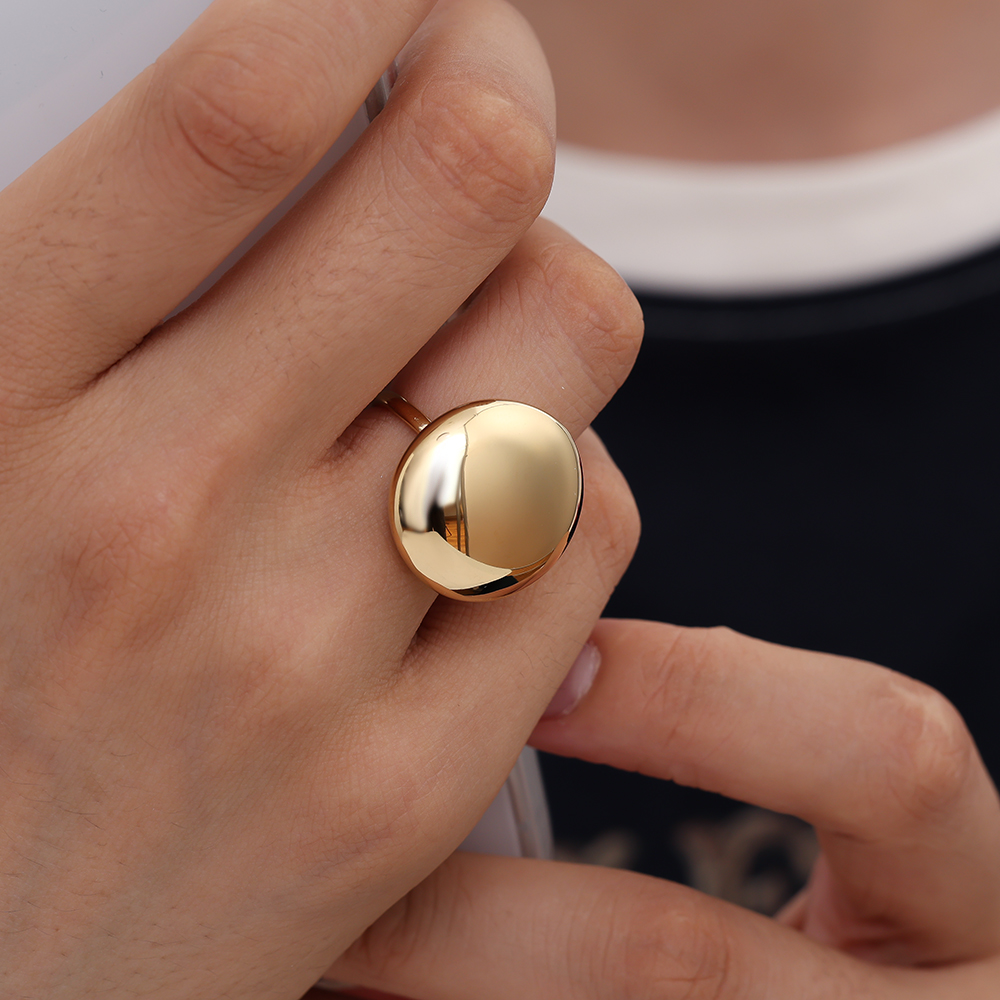 Nice Plate stainless steel ring   