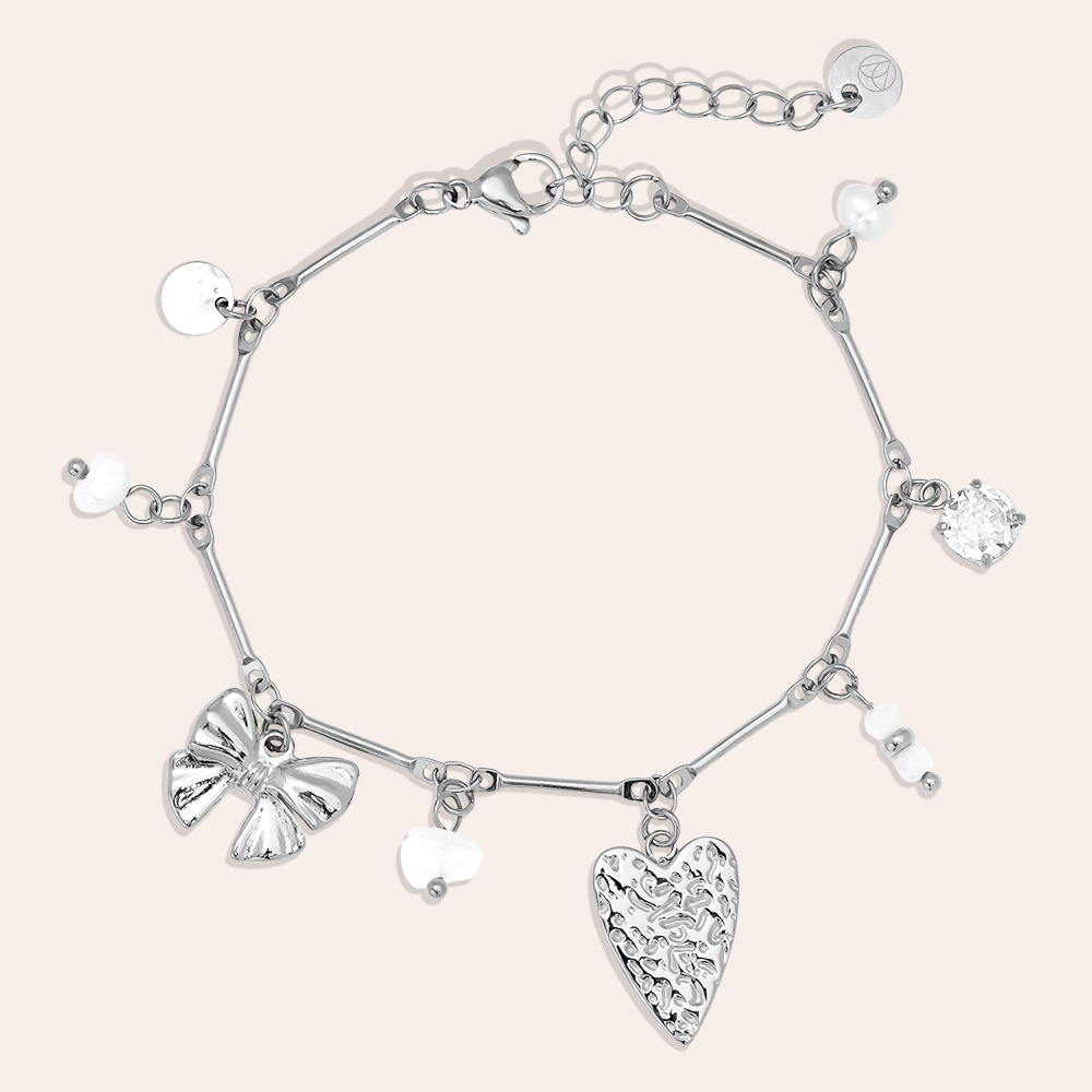 17cm Some Nice Charms stainless steel bracelet   