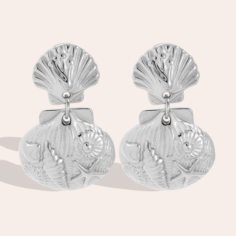 31mm Ocean Fun stainless steel earrings  