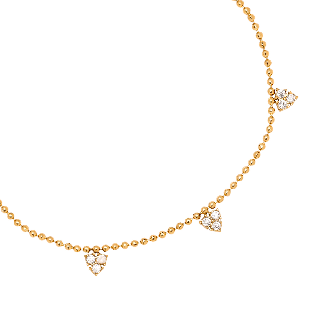 15cm Diamond Dots stainless steel bracelet       