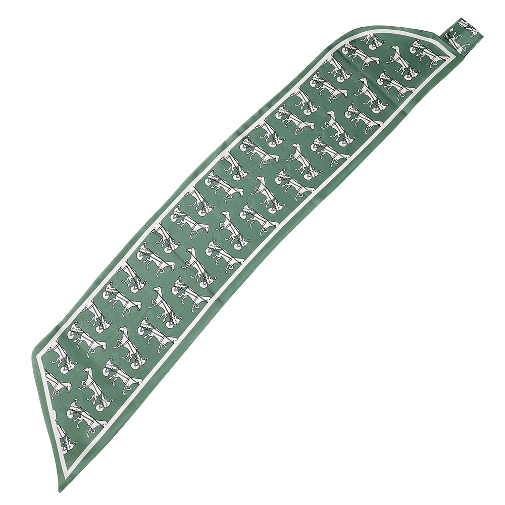 76cm Horse-drawn Carriage Pattern Scarf 
