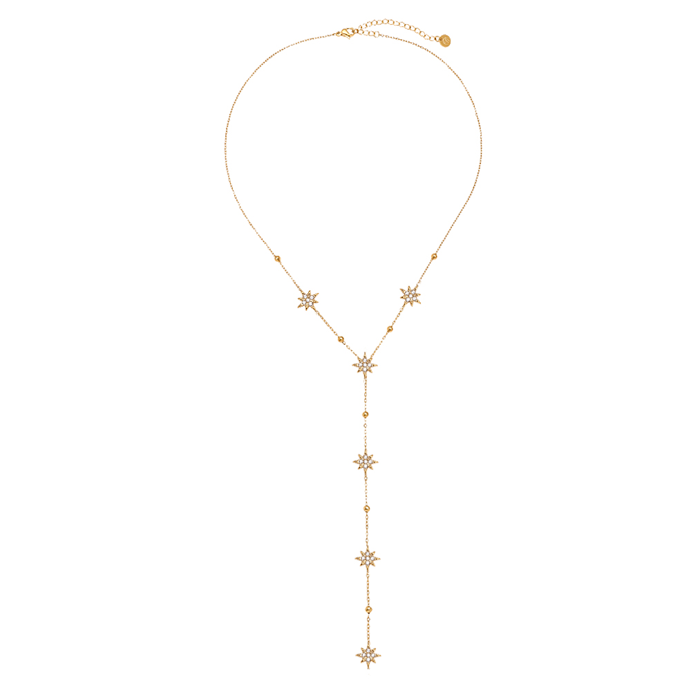 39cm Diamond Mini Deco stainless steel necklace      