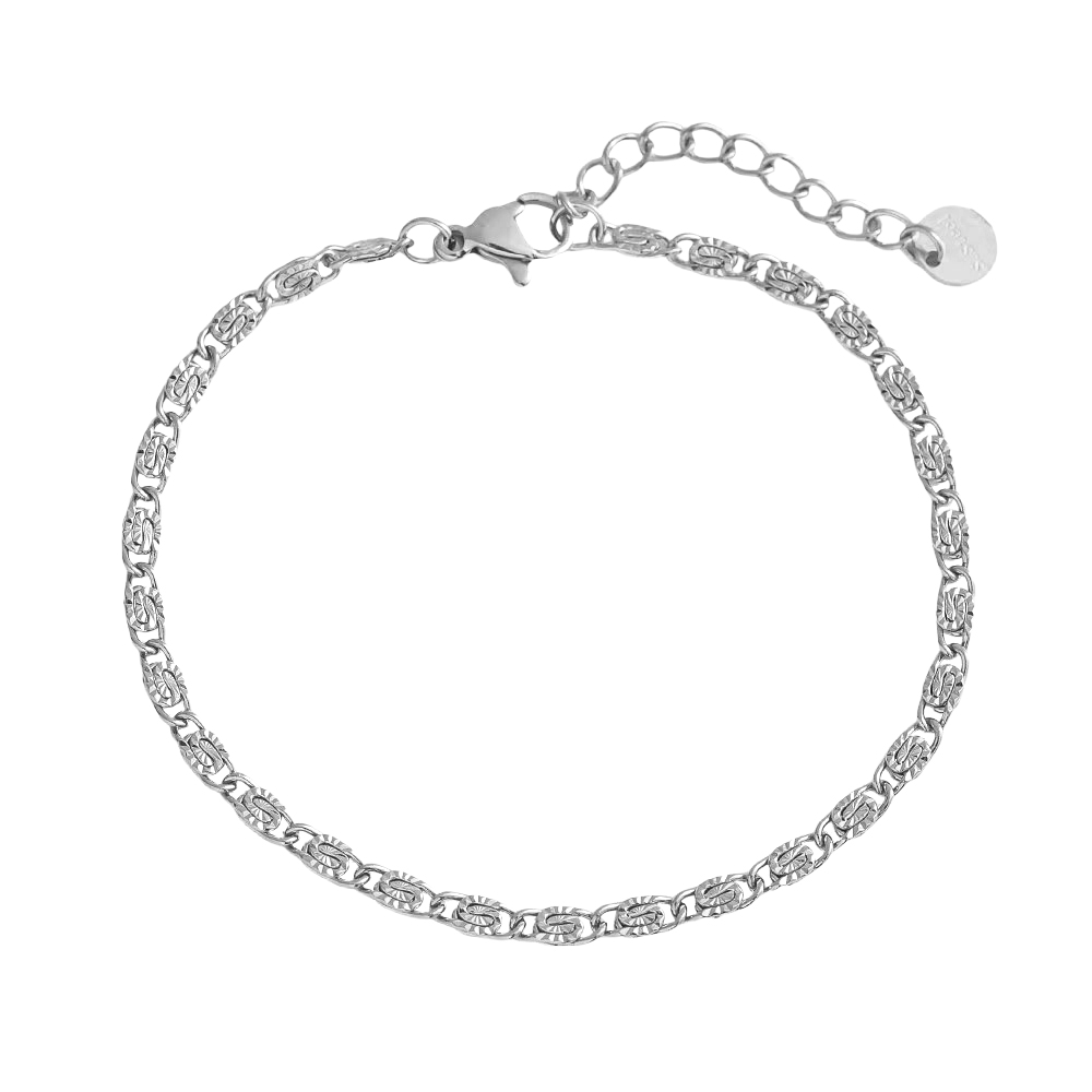 Stainless steel bracelet 17cm Casual Chain