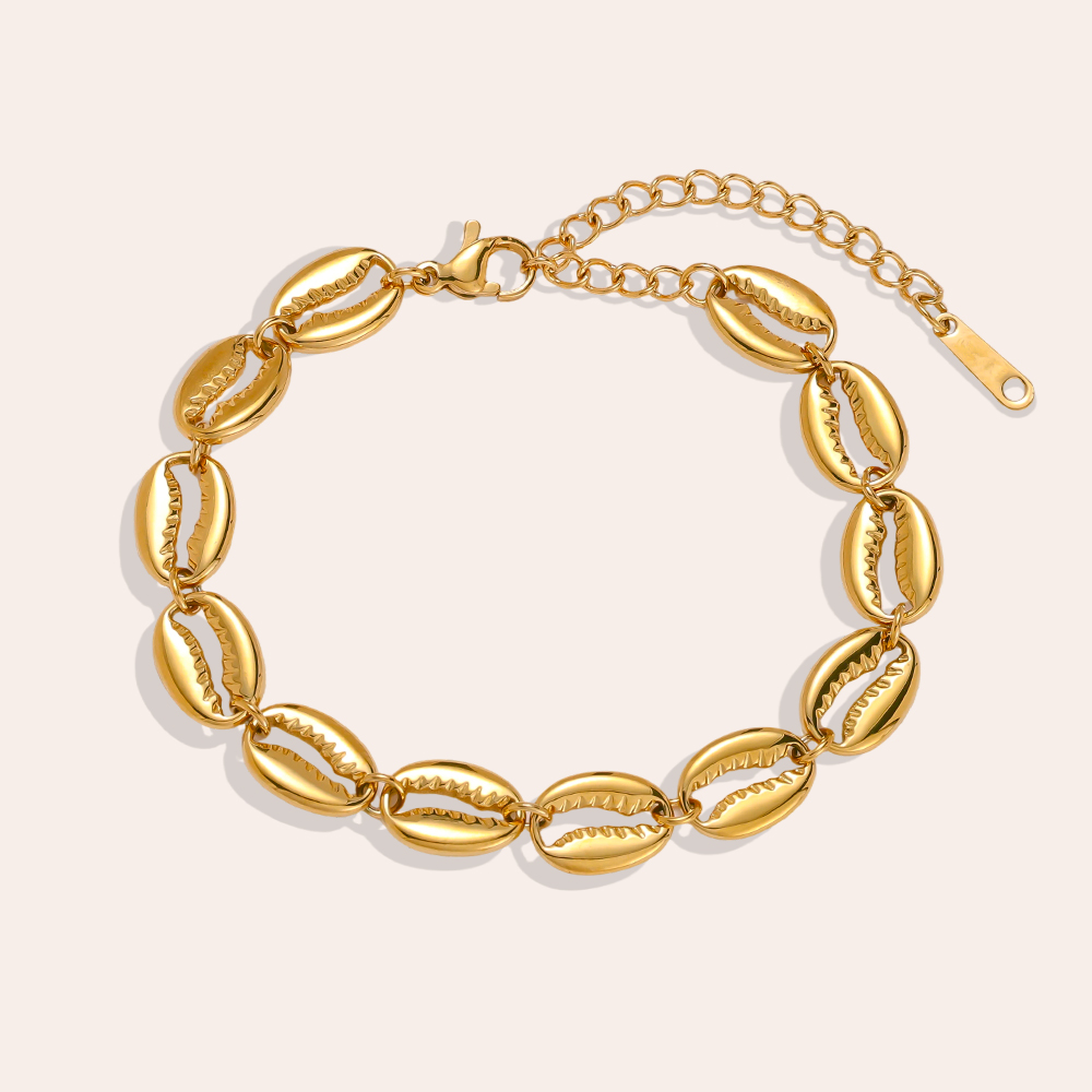 15cm shell stainless steel bracelet