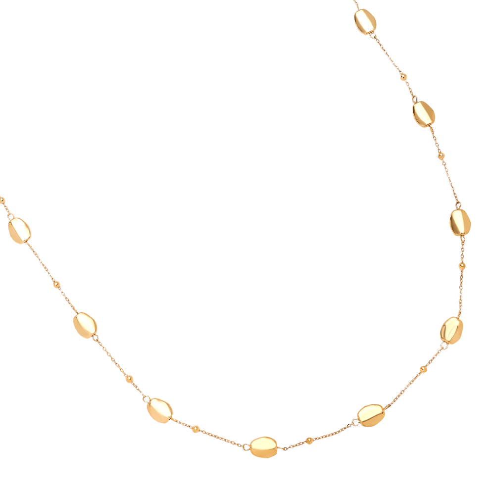 80cm Uneven Oval Chain stainless steel necklace   80cm Uneven Oval Chain stainless steel necklace