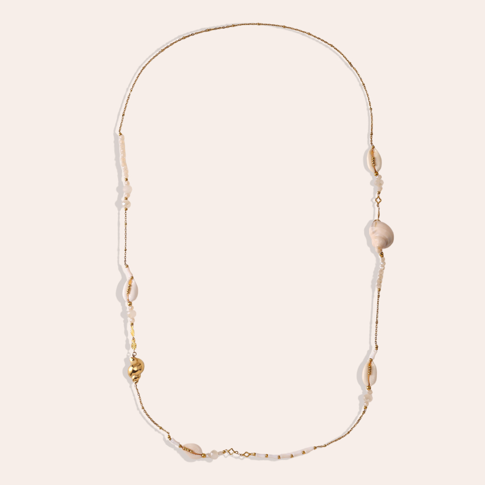 Stainless steel necklace 98cm ocean style