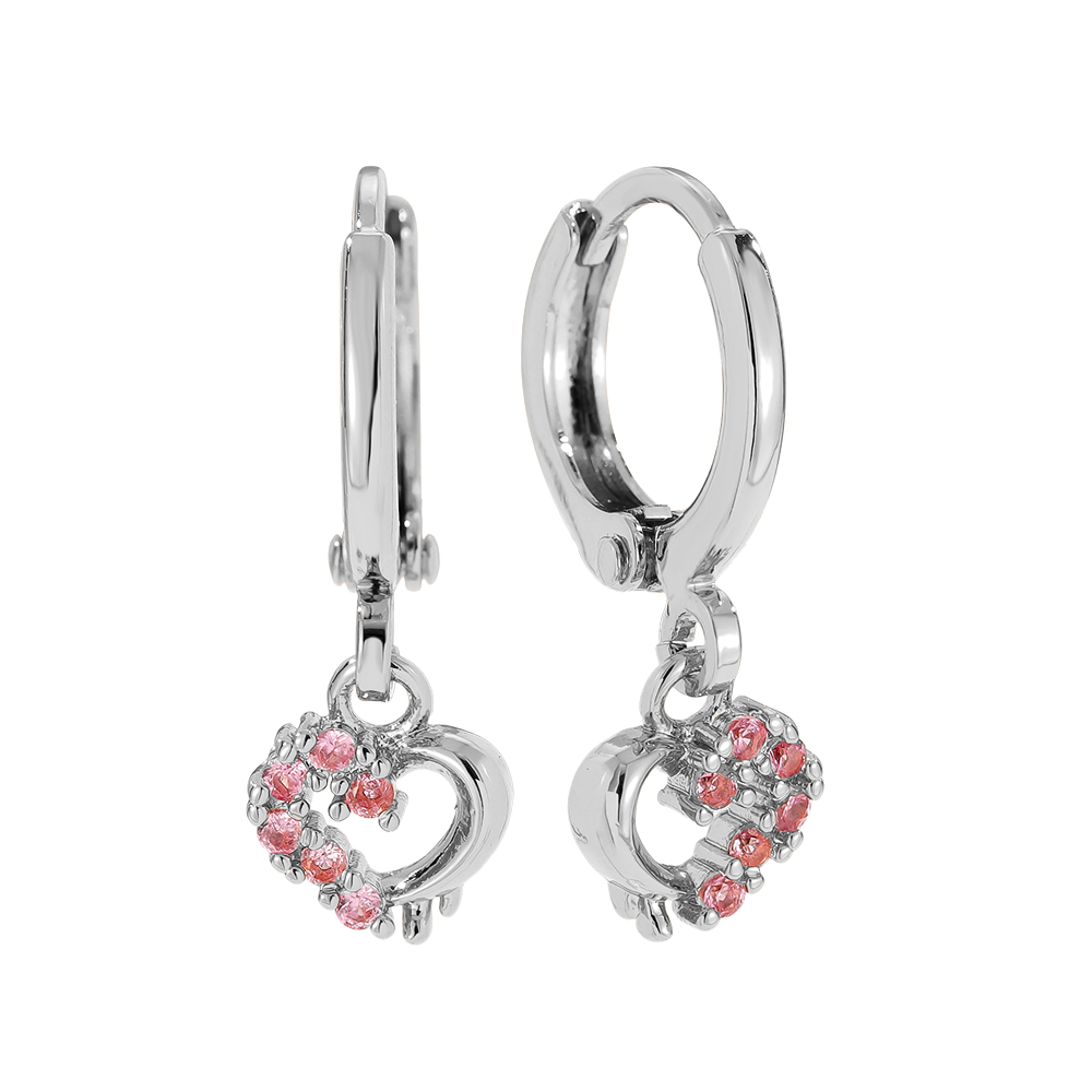 22mm Sweet Heart gold-plated earrings        