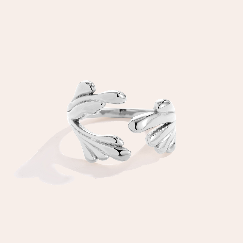 Like Hand stainless steel ring    