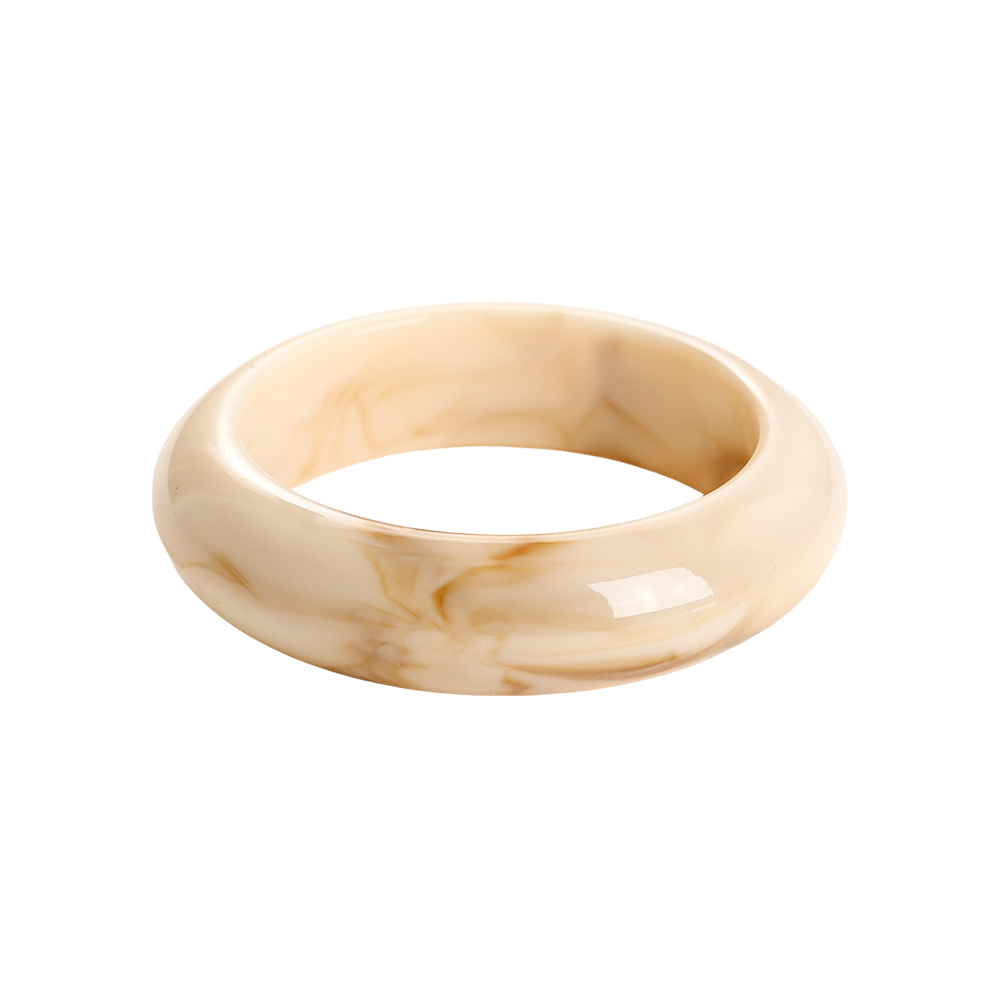 Round Chunky Acrylic Bangle     