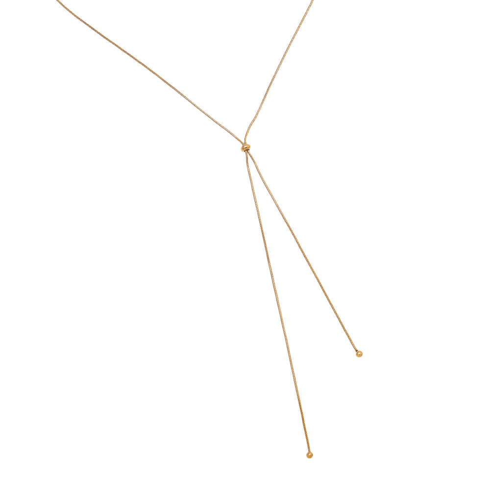 90cm Adjustable Chain stainless steel necklace    