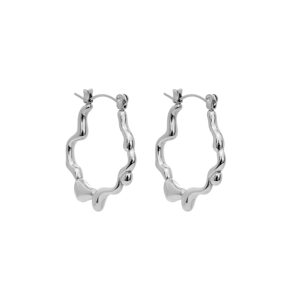 Stainless steel earrings Sinking Drop