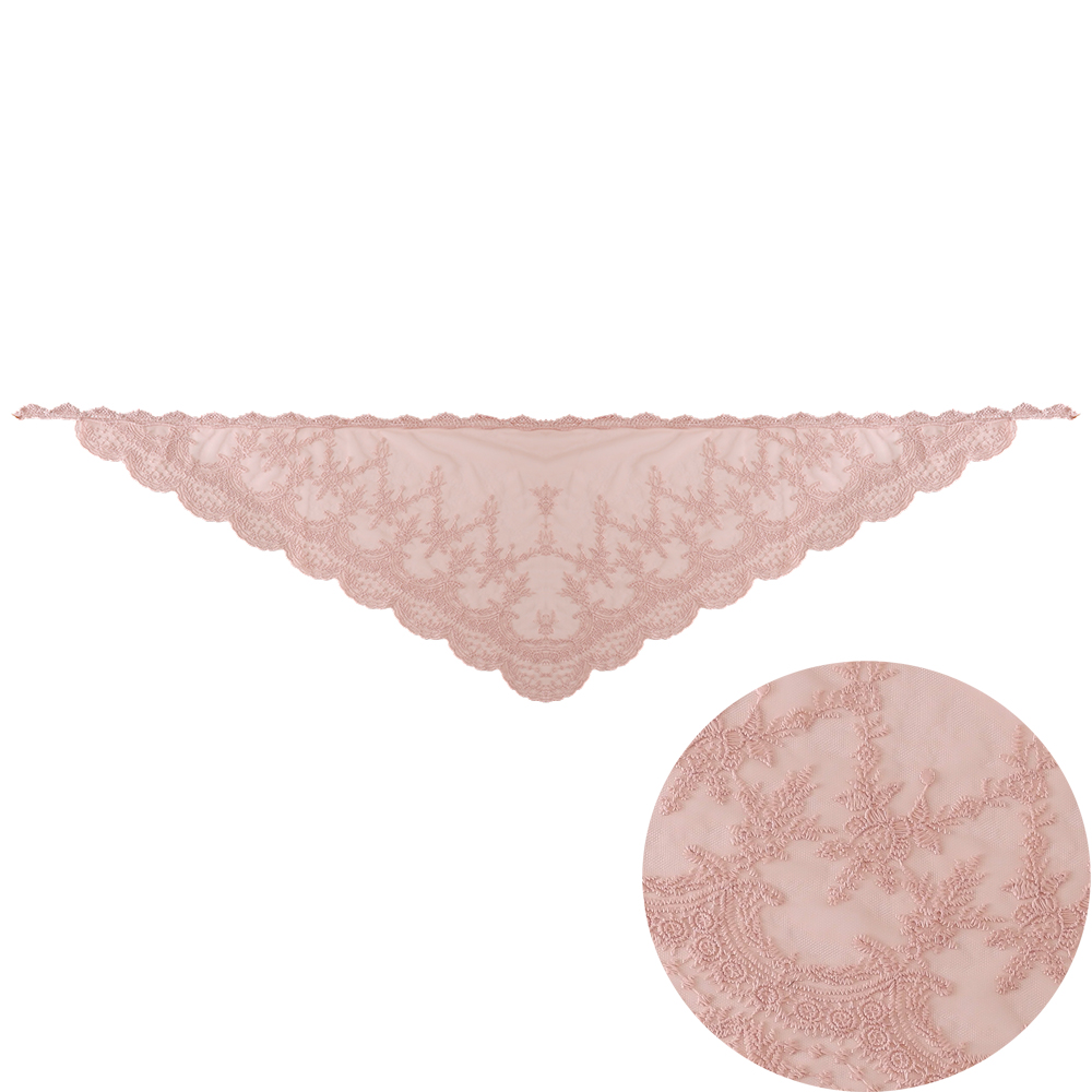 140*40cm Single Colour Ornament Lace Scarf